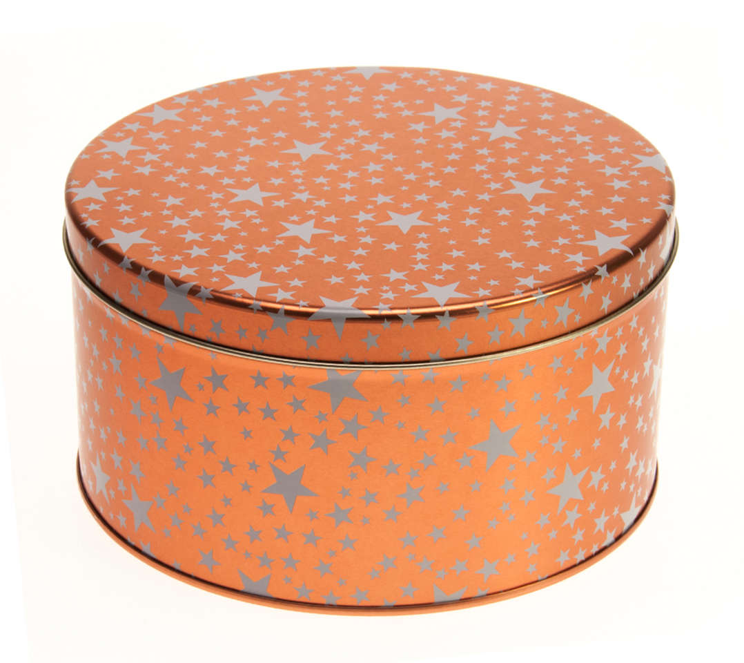 Boîte ronde en métal 5,8 cm à décorer - Boîte métal à décorer - Creavea