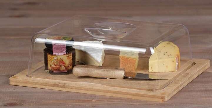 Cloche à fromage avec plateau inox - Cloches à fromage : Buffet Plus