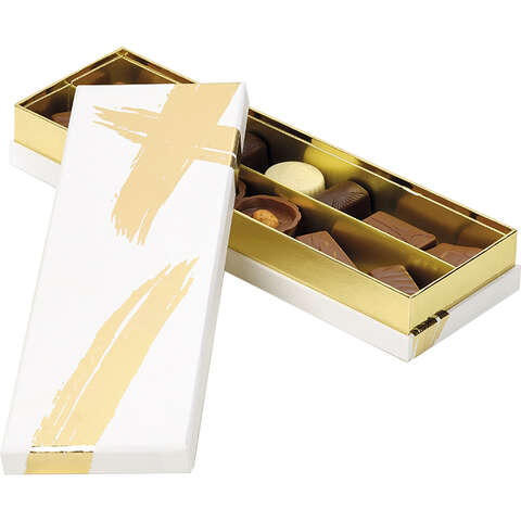 Coffret Carton rectangle Chocolats 2 ranges collection " Signature " : Boites