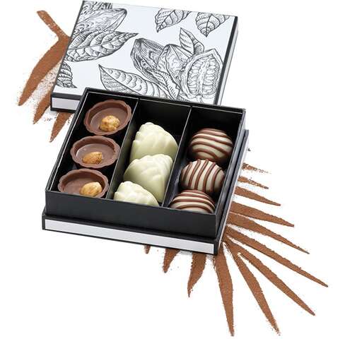 Coffret carton Carr chocolats collection " Prestige cacao"  : Boites